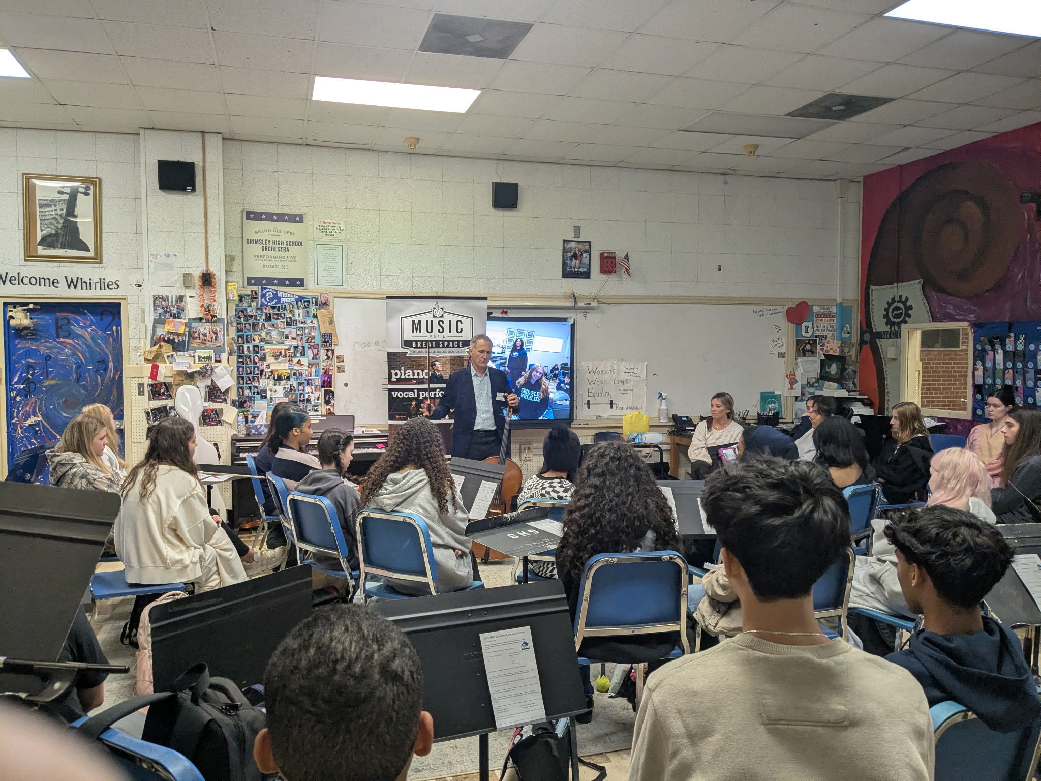 Moskovitz at Grimsley High School
